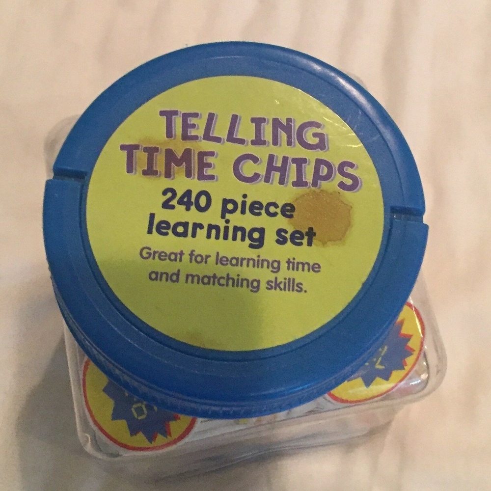 Lakeshore Telling Time Chip Game